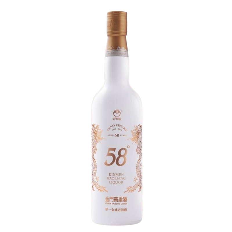 金門高粱58度 白金龍源酒 600ml