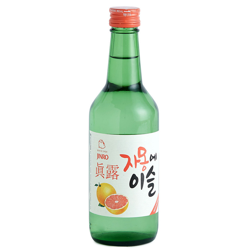 韓國燒酒 真露 葡萄柚 360ml