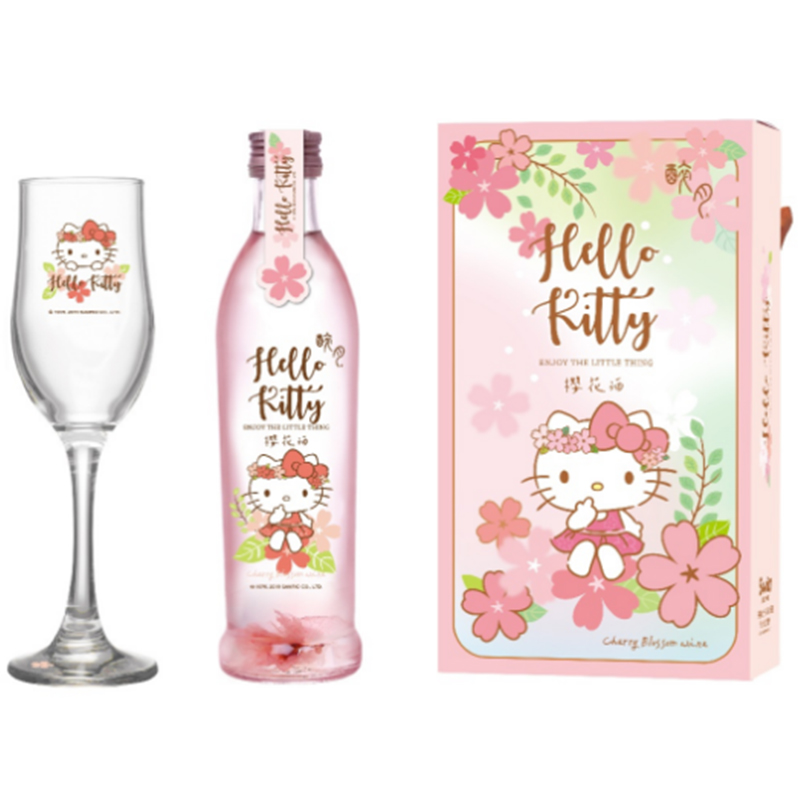 醉月HELLO KITTY櫻花酒(附杯子) 320ml