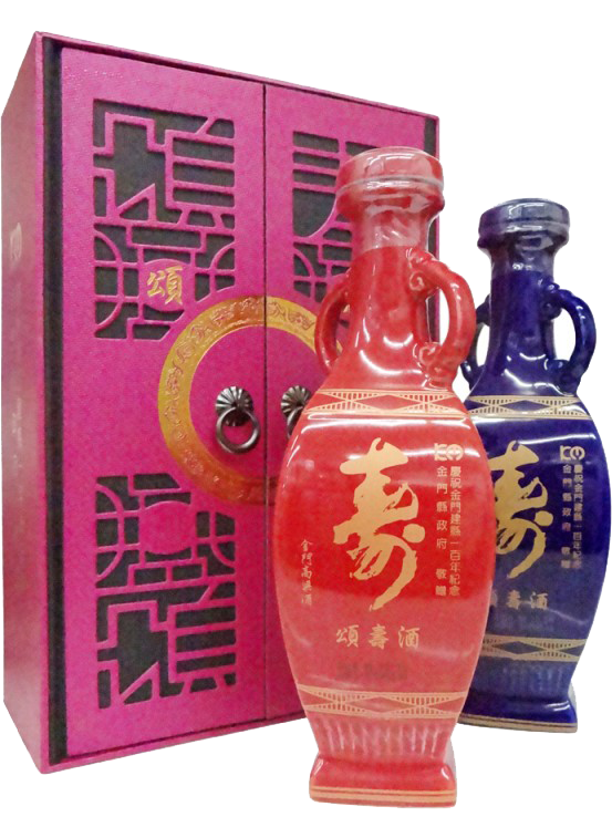 金門高粱 頌壽酒禮盒(雙入) 500ml