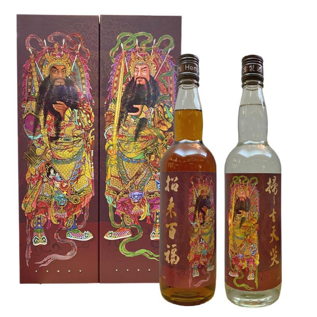 地瓜酒 門神祈福紀念酒 禮盒組 750ml*2