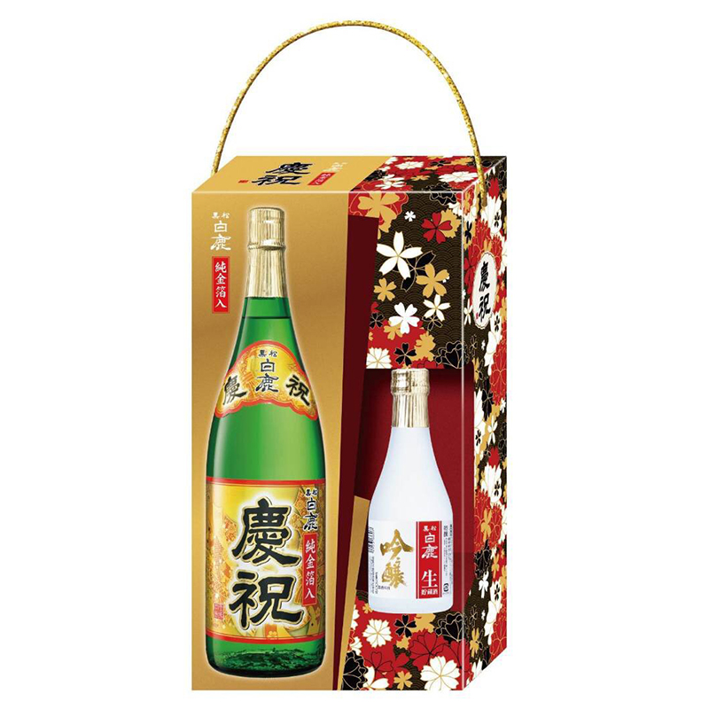 (缺貨中) 黑松白鹿 慶祝清酒 禮盒 1800ml 