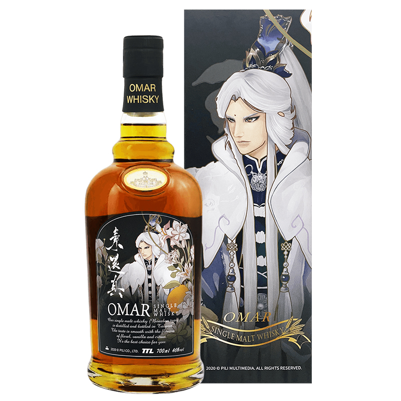 OMAR波本花香單一麥芽威士忌(霹靂限定-素還真) 700ml