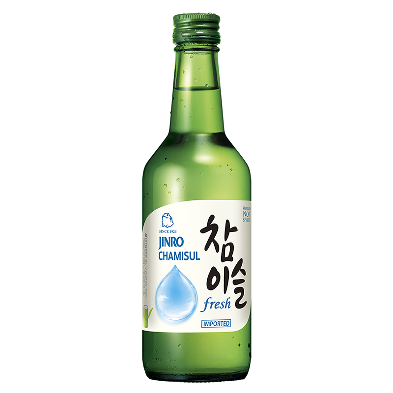 韓國燒酒 真露 竹炭 360ml