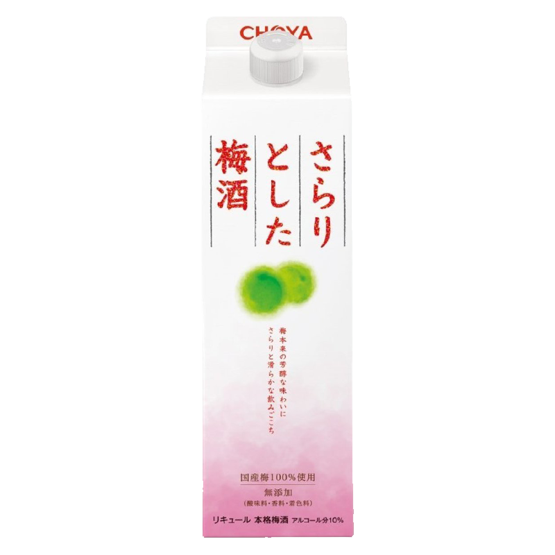 CHOYA Sarari紙盒包裝(梅子) 1000ml