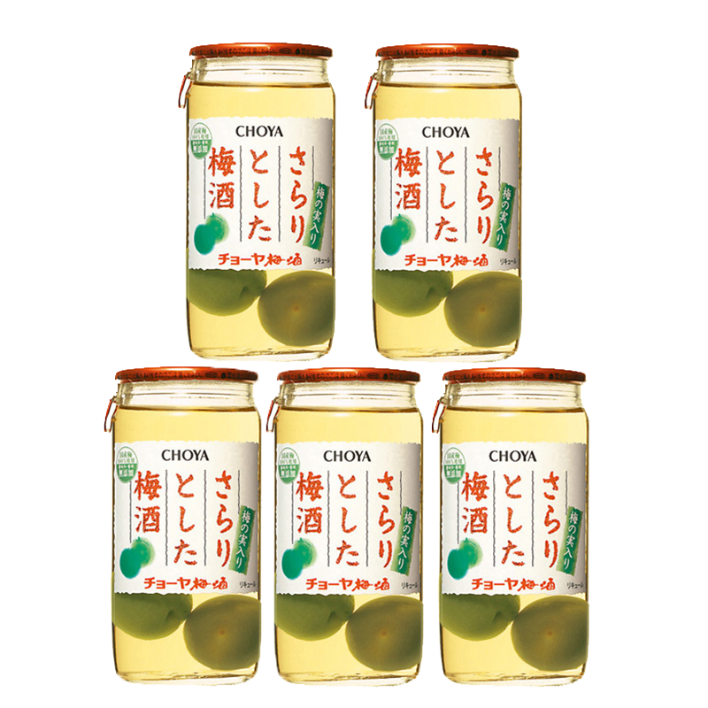 CHOYA 蝶矢Sarari 果實梅酒 5入 180ml